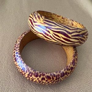 Wooden bracelets (Set of 2)